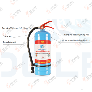 Bình chữa cháy gốc nước dolphin dpa t3l 3