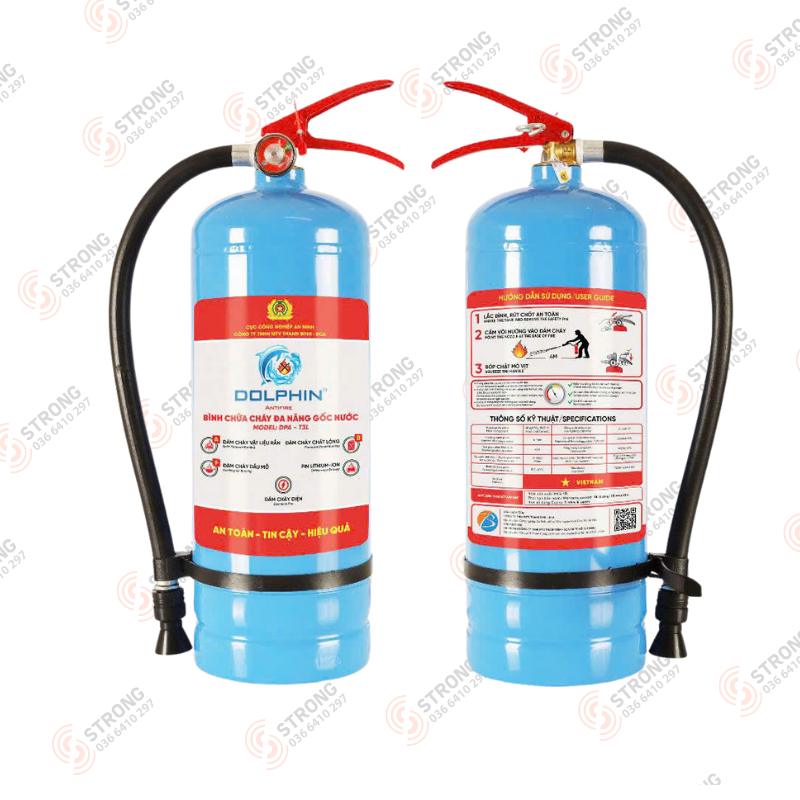 Bình chữa cháy gốc nước dolphin dpa t3l Bình chữa cháy gốc nước dolphin dpa t3l
