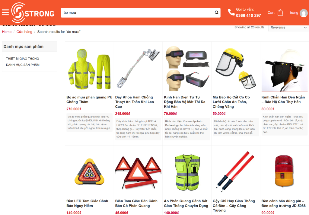 Danh mục sản phẩm