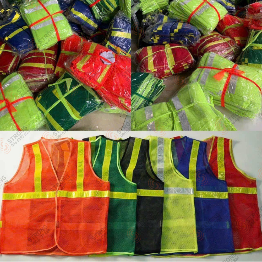 Áo gile lưới phản quang cho công nhân i4 Áo gile lưới phản quang cho công nhân i4
