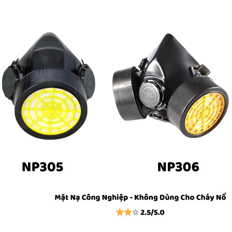 mặt nạ phòng độc dùng cho công nghiệp Np305 và np 306